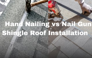 Hand Nailing Roof Installation